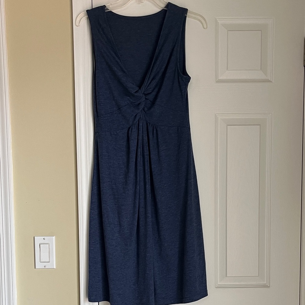 Navy Blue Sleeveless Dress